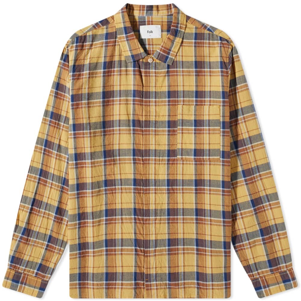 

Рубашка Folk Multicheck Patch Shirt