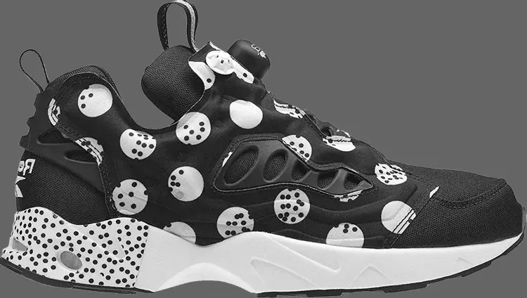 

Кроссовки instapump fury road sg 'black white' Reebok, черный