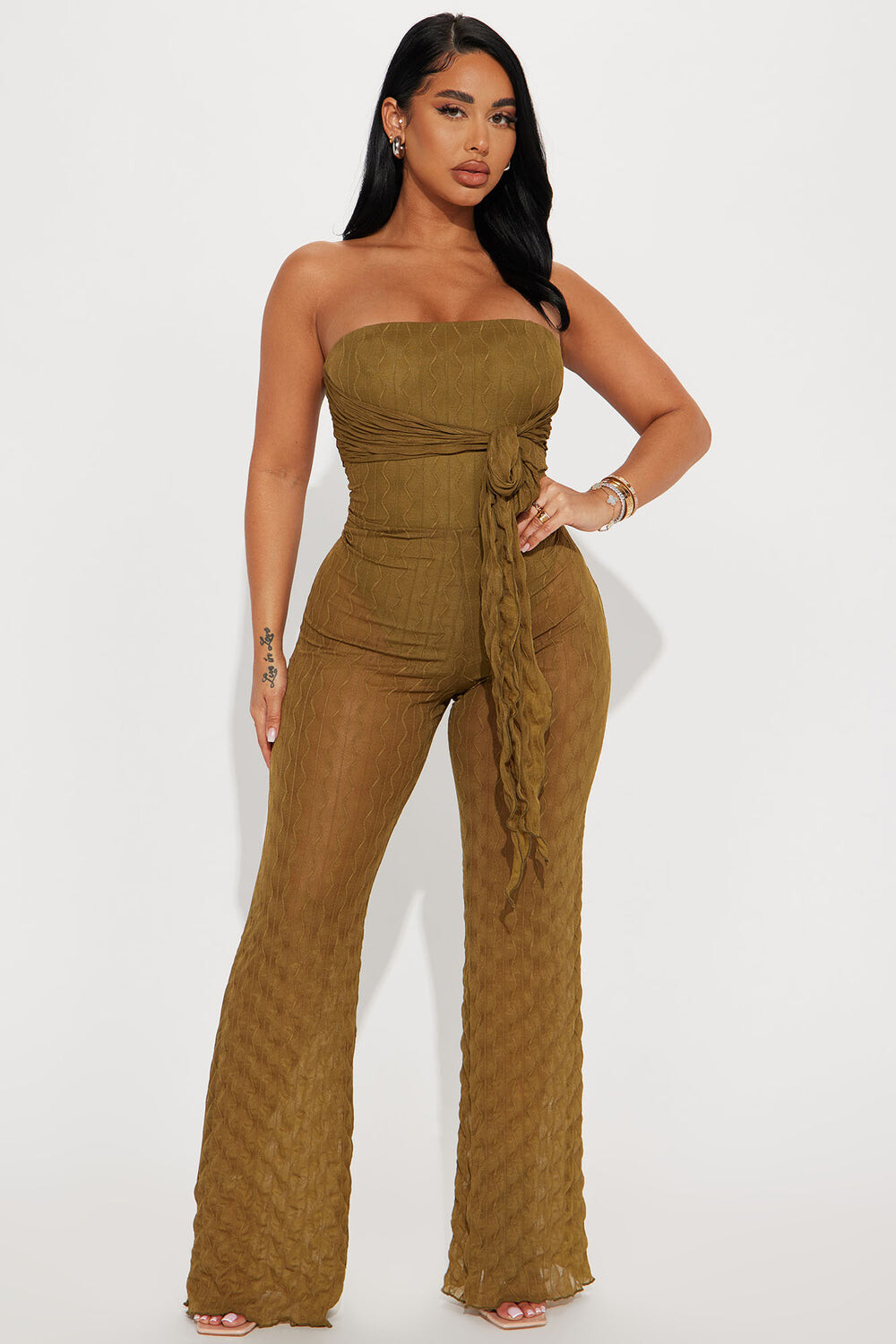 

Комбинезон Fashion Nova JP16304FN, оливковый
