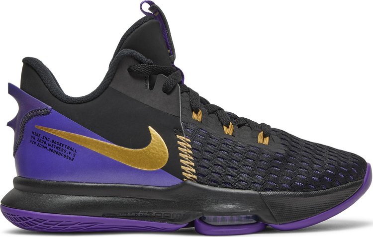 

Кроссовки Nike LeBron Witness 5 EP 'Lakers', черный