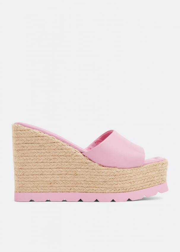 

Эспадрильи SCHUTZ Platform espadrilles, розовый