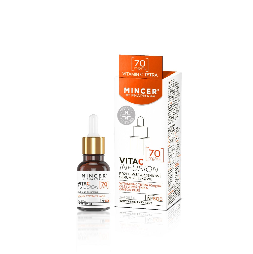 Mincer Pharma Антивозрастная масляная сыворотка Vita C Infusion №606 15мл