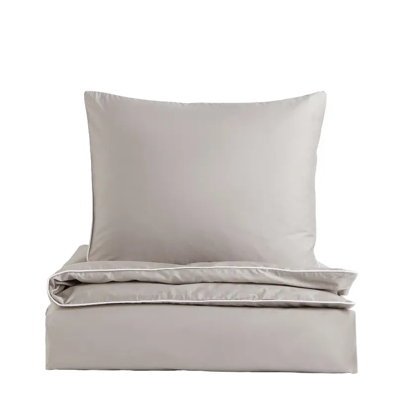 

Комплект односпального постельного белья H&M Home Cotton satin, серый