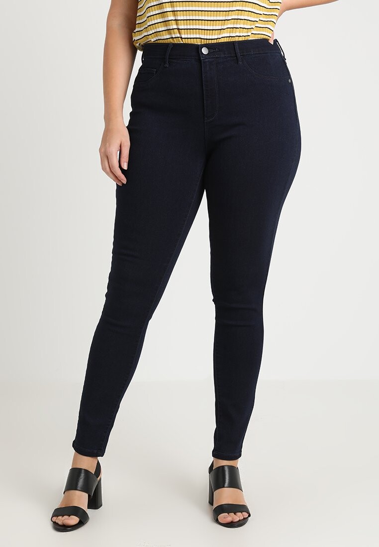 

Джинсы Skinny Fit ONLY Carmakoma, темно-синий