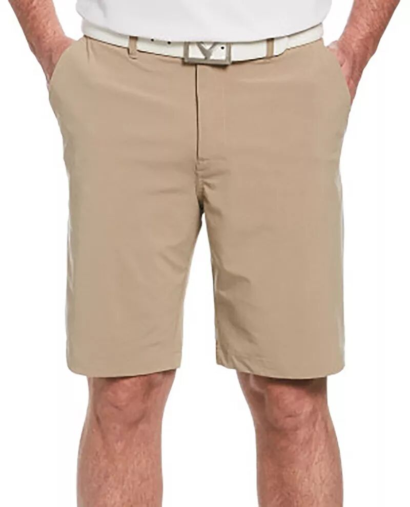 Мужские эластичные шорты для гольфа Callaway 9 дюймов Everplay, хаки
