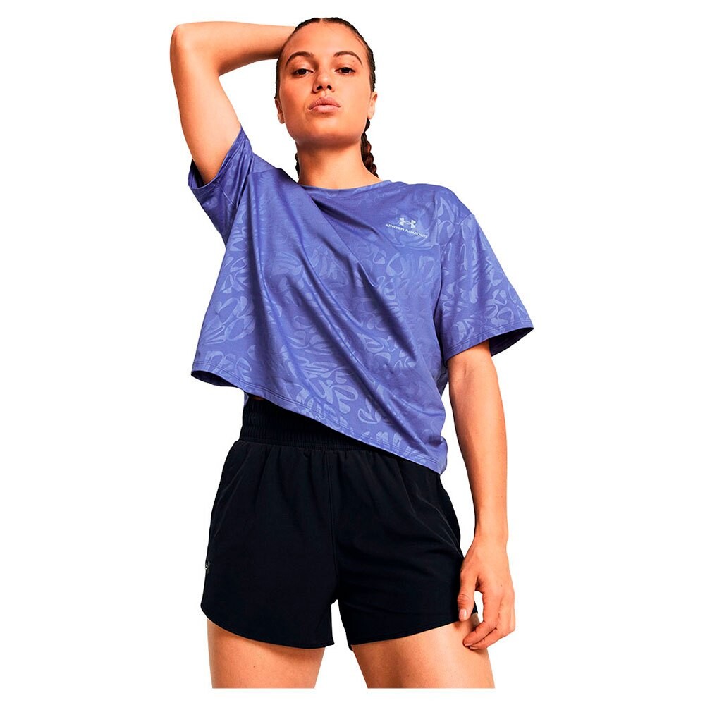 

Футболка с коротким рукавом Under Armour Vanish Energy Emboss Crop, фиолетовый