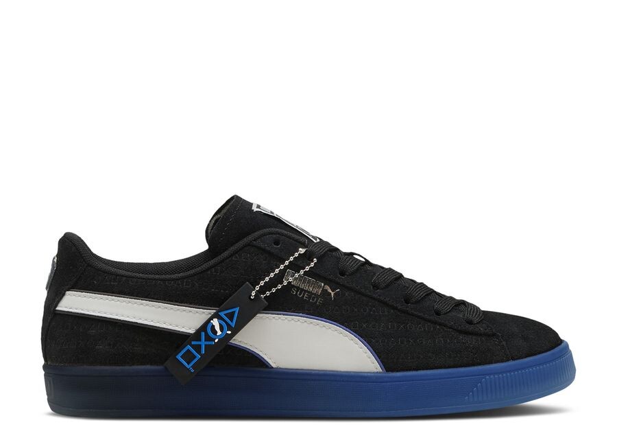 

Кроссовки Puma Playstation X Suede 'Black Glacial Grey', черный