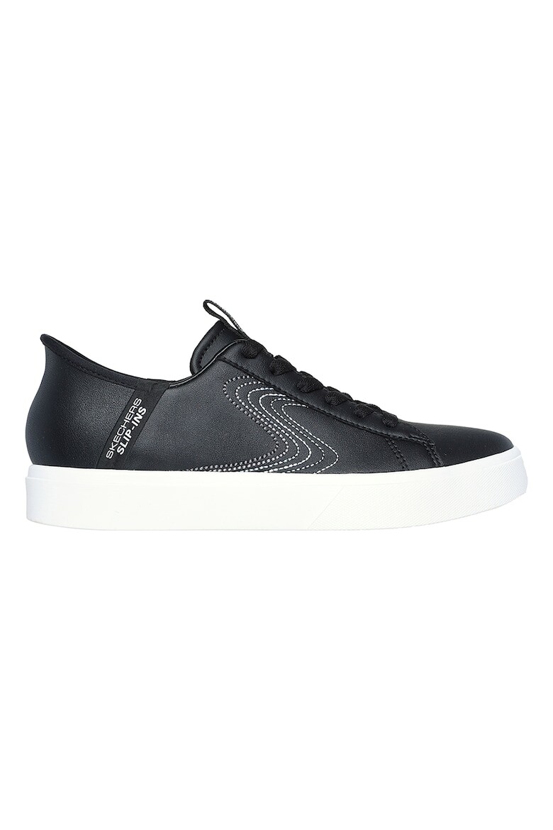

Легко надеваемые спортивные туфли Eden LX из кожи и экокожи Skechers, черный