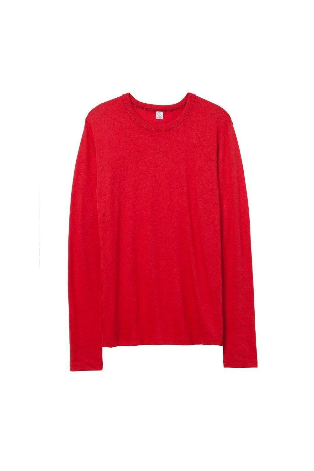 

Футболка Keeper 50/50 с длинными рукавами Alternative Apparel, красный
