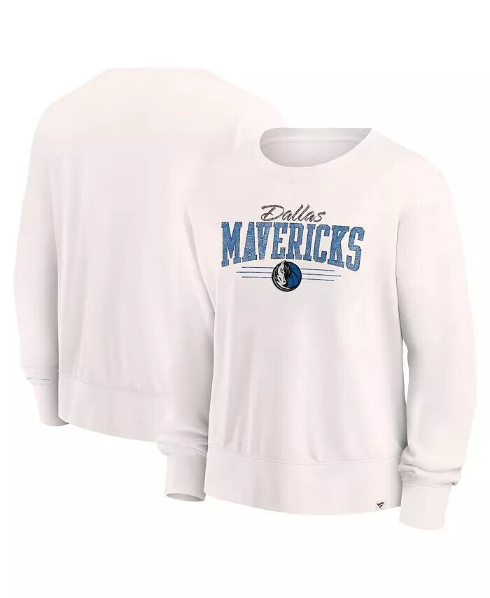 

Женский и мужской кремовый пуловер Dallas Mavericks Close the Game свитшот Fanatics, бежевый