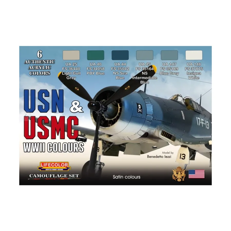 

USN и USMS Второй мировой войны, Aircraft Paint Sets (Lifecolor)