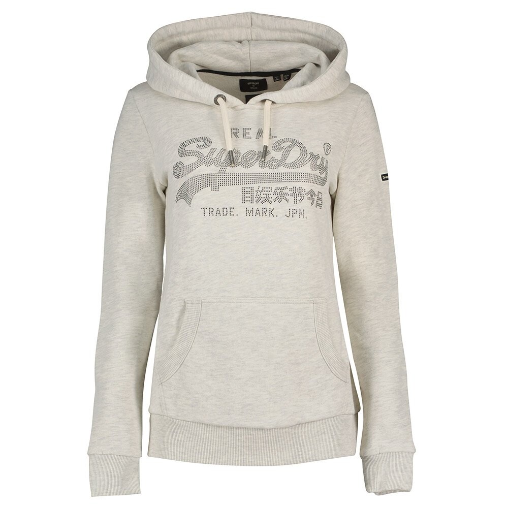 

Худи Superdry Vintage Logo Boho Sparkle, бежевый