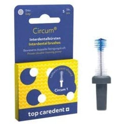 

Круглая кисть Cdb-1, серая, 5 шт., Top Caredent Ag