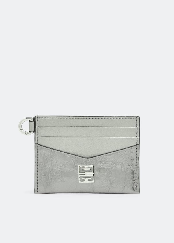 

Картхолдер GIVENCHY 4G card holder, серебряный