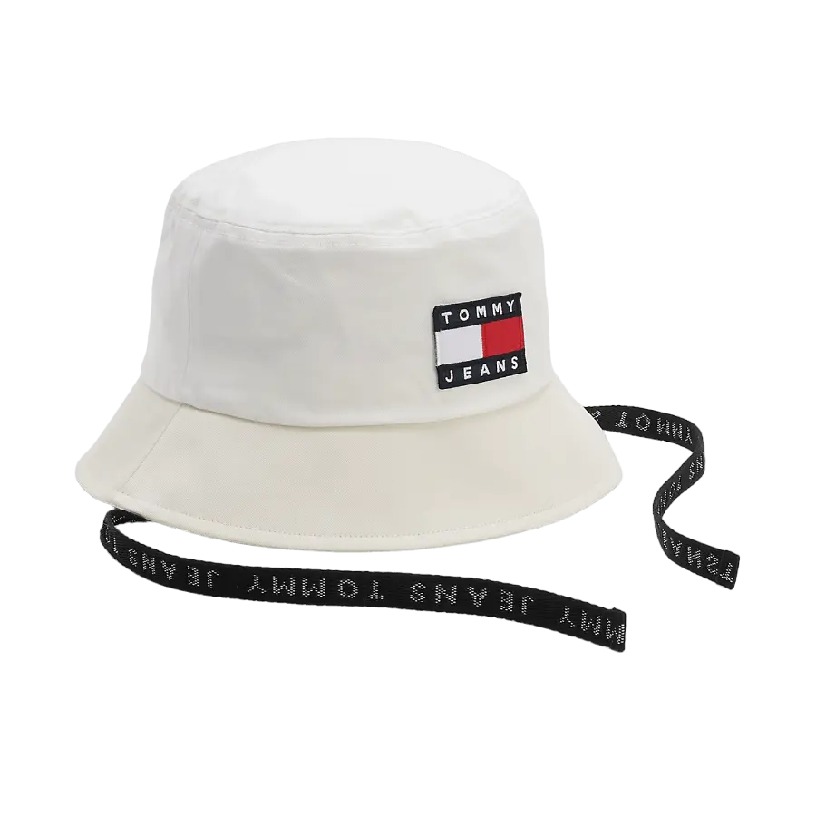 

Панама Tommy Jeans Tj Logo With Tie Straps, бежевый