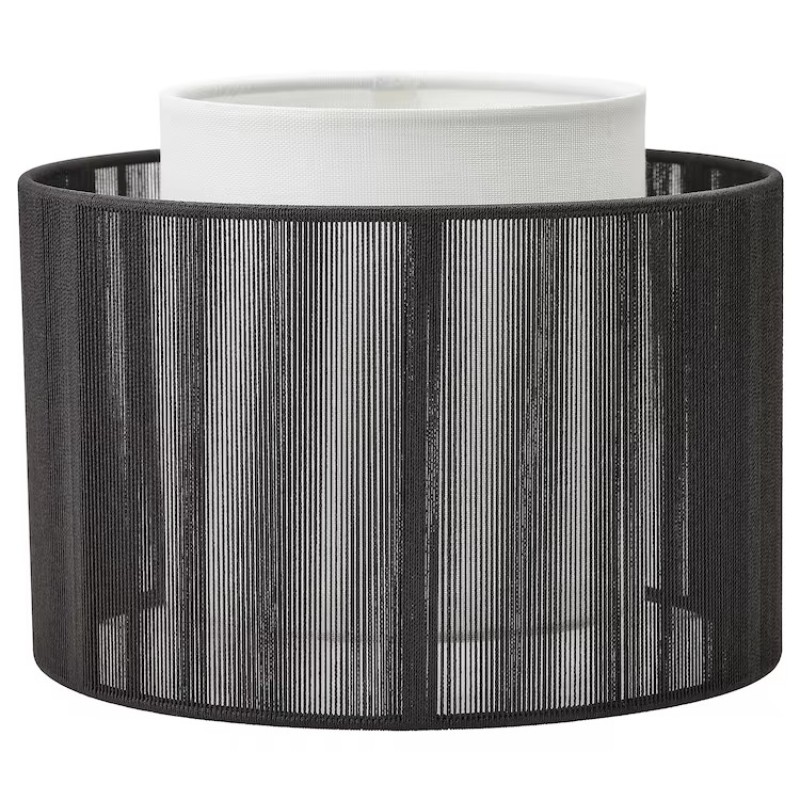 Абажур для для лампы с динамиком Ikea Symfonisk, черный плиссированный тканевый абажур для лампы декоративный абажур для лампы сменный абажур для настольных ламп