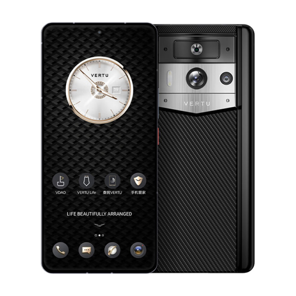 Смартфон Vertu Metavertu 2 Carbon, 12 ГБ/1 ТБ, 2 Nano-SIM, черный/серебристый