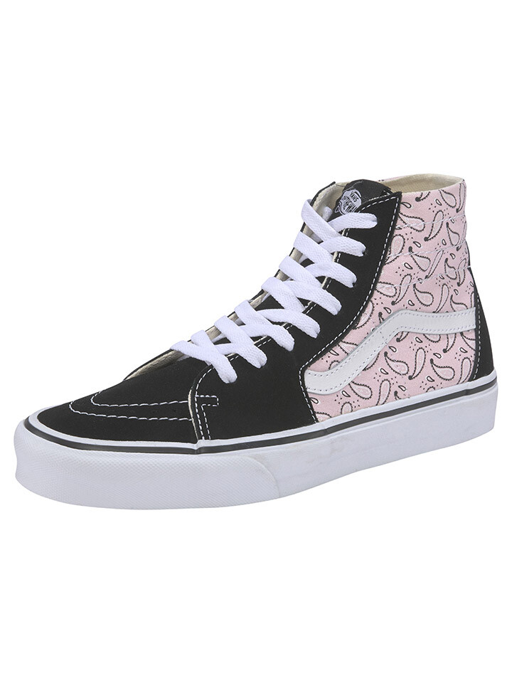 

Высокие кроссовки Vans Leder, розовый/черный
