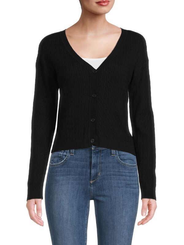 

Кардиган с v-образным вырезом Olive & Oak Black