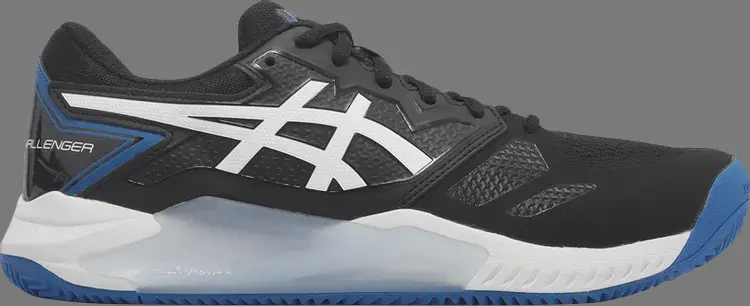 

Кроссовки gel challenger 13 clay 'black electric blue' Asics, черный
