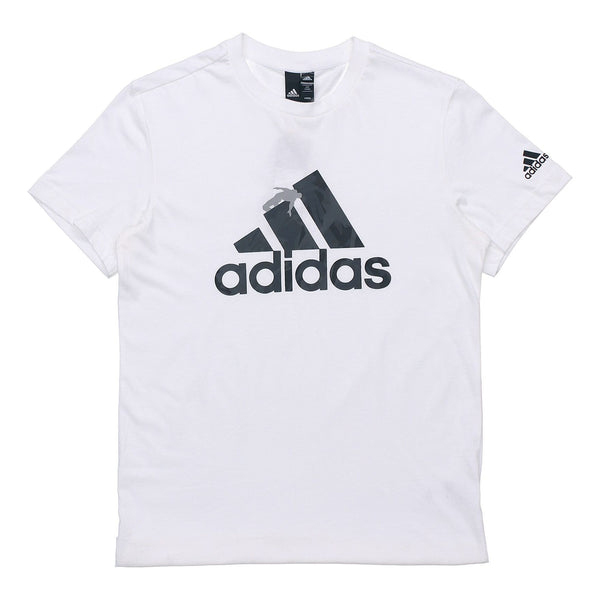 цена Футболка Adidas M GFX T BOL INF Camouflage Sports Short Sleeve White, Белый