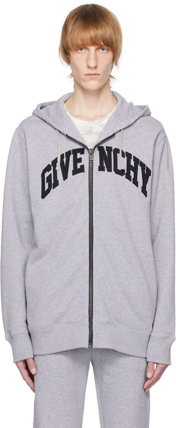 

Серый худи колледжа Givenchy