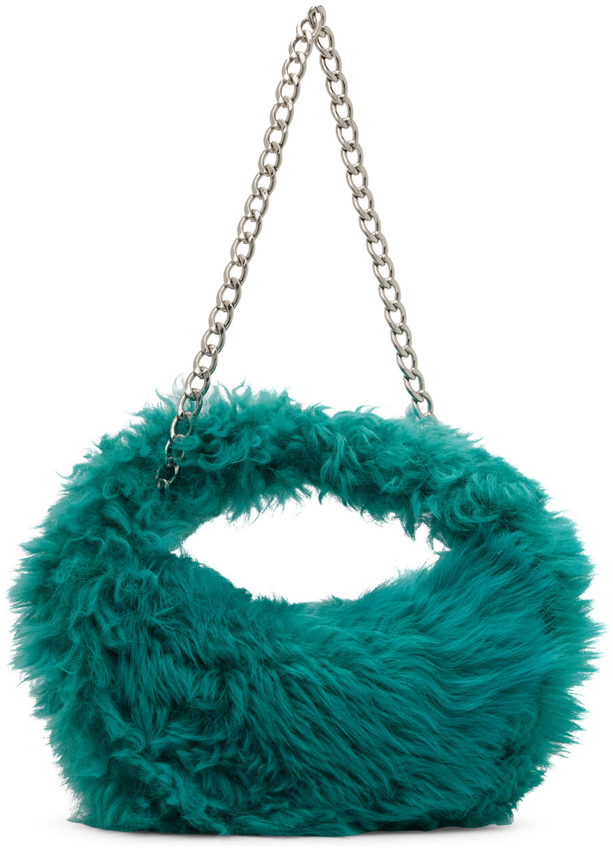

SSENSE Exclusive Blue Baby Cush Bag BY FAR