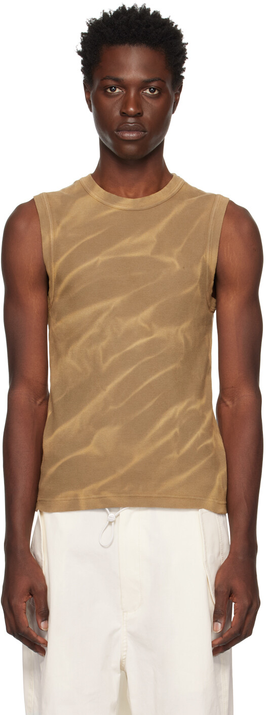 

Майка цвета хаки с морщинками Sunfade Dion Lee