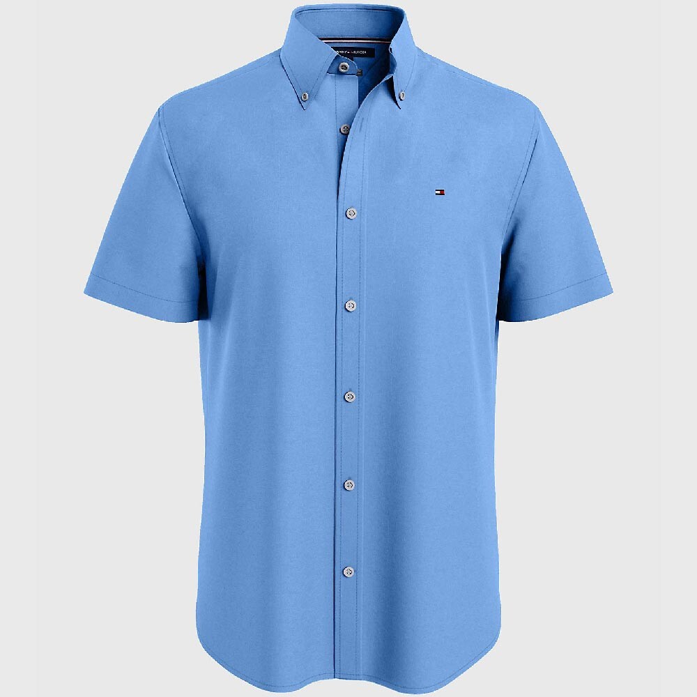 

Рубашка Tommy Hilfiger Regular Fit Sretch Oxford, синий