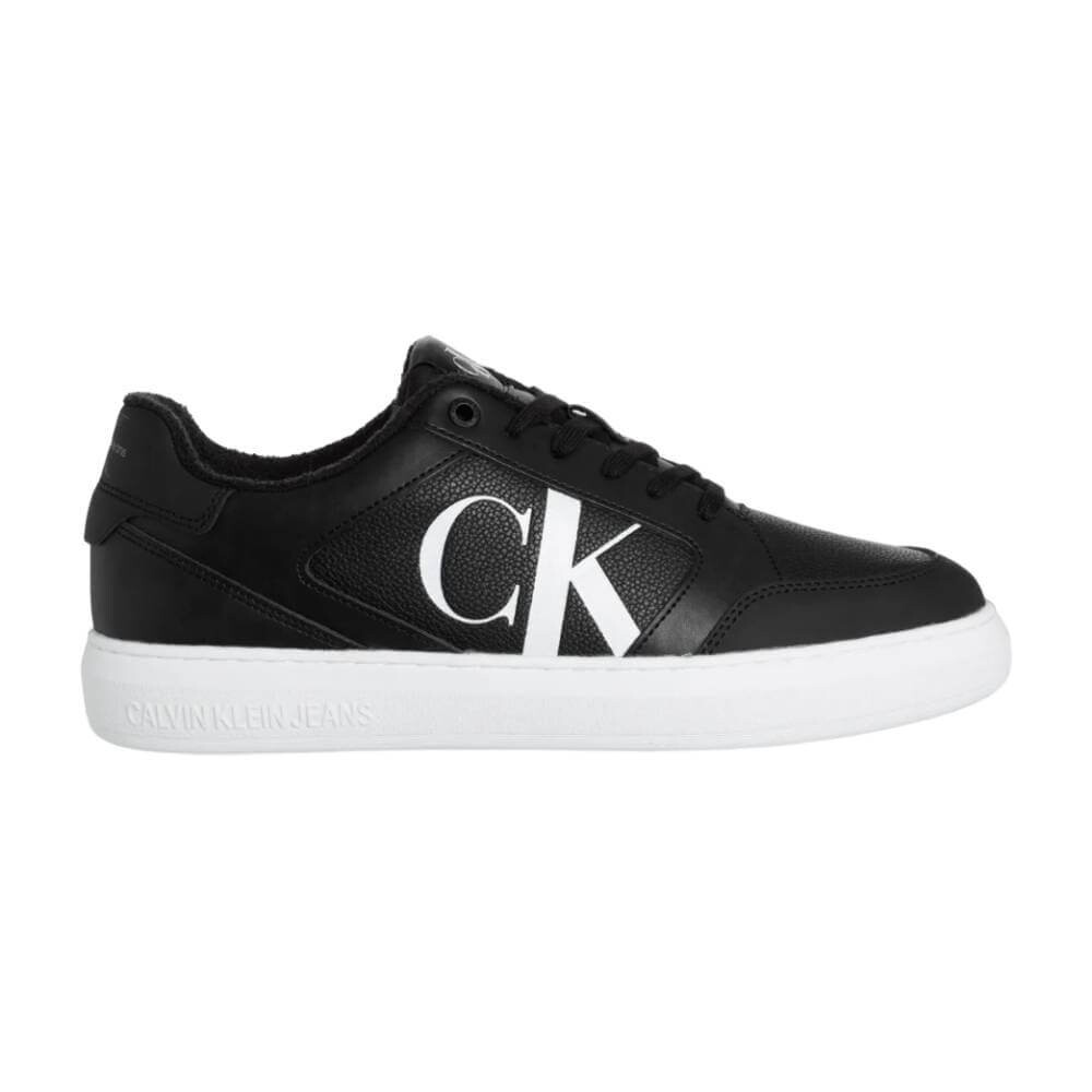 

Кроссовки Calvin Klein Jeans Leather, черный/белый