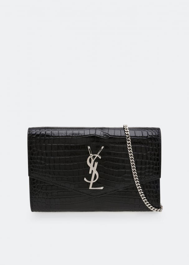 

Сумка SAINT LAURENT Uptown chain wallet, черный