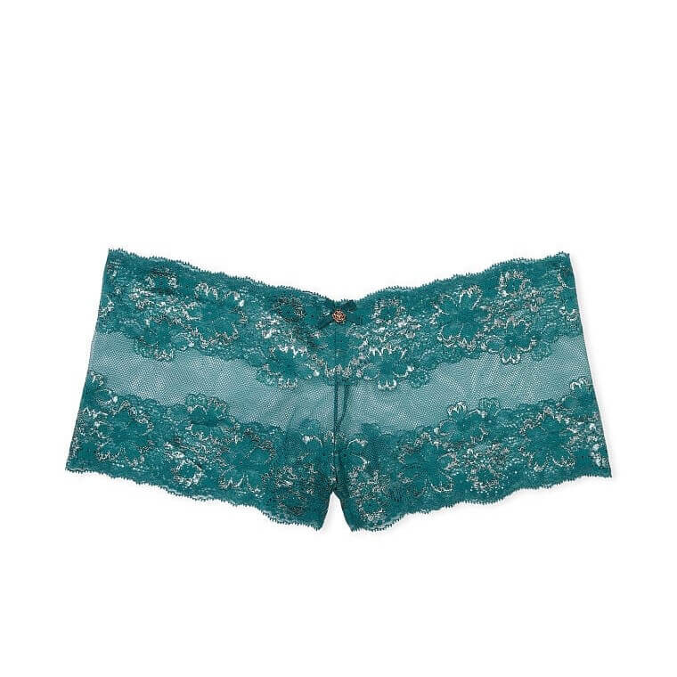 

Трусики Victoria's Secret Body By Victoria Lace Boyshort, зеленый