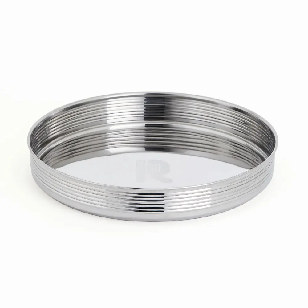 

Поднос H&M Home х Rabanne Stainless Steel, серебристый
