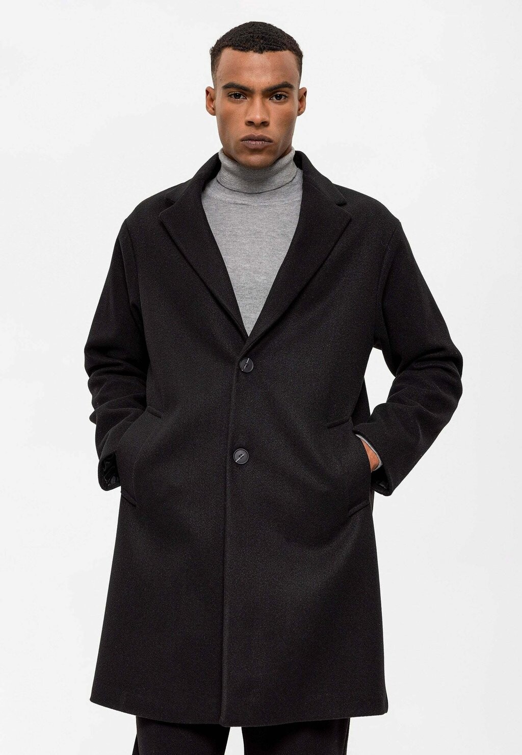 

Пальто классическое LAPEL COLLAR Antioch, цвет black