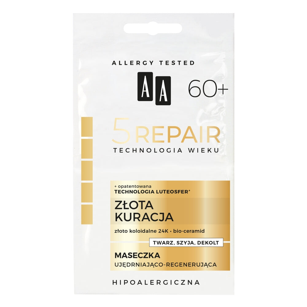 

AA Age Technology 5Repair 60+ Golden Treatment укрепляющая и регенерирующая маска 2x4ml