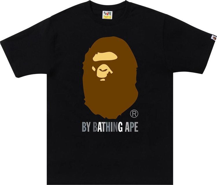 

Футболка BAPE Colors By Bathing Ape Tee 'Black', черный