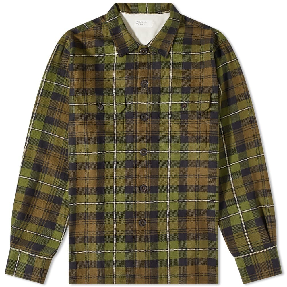 

Рубашка Universal Works Moorland Check Utility Shirt