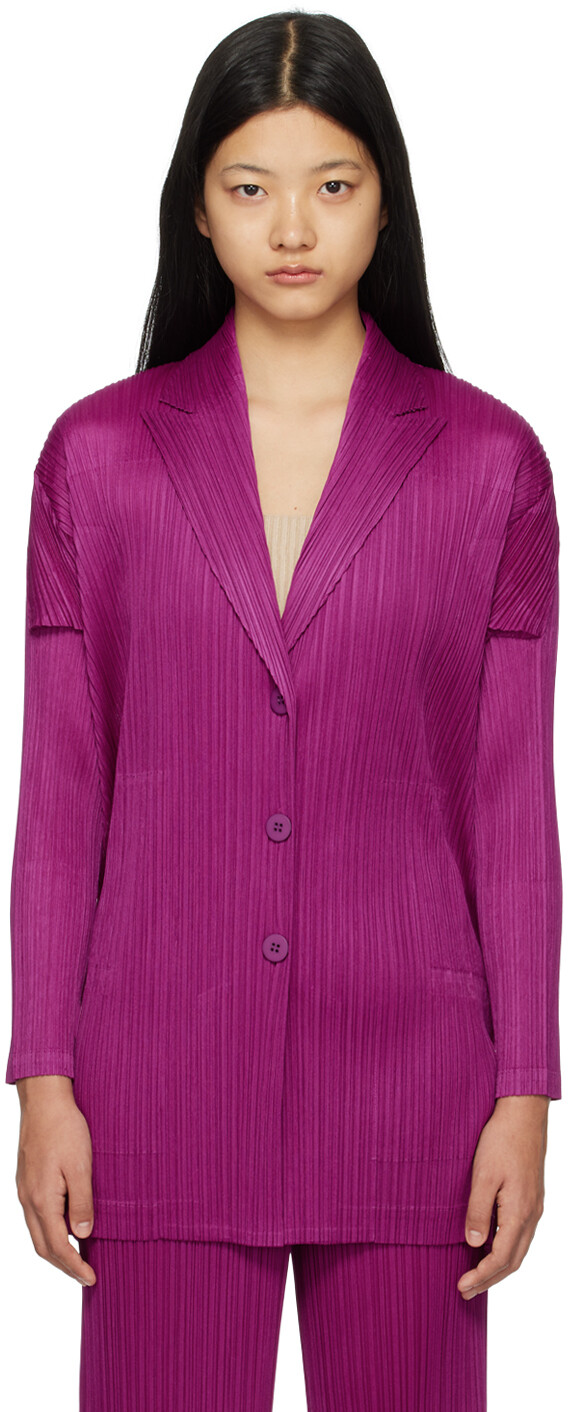 

Фиолетовое пальто Forward 2 Pleats Please Issey Miyake
