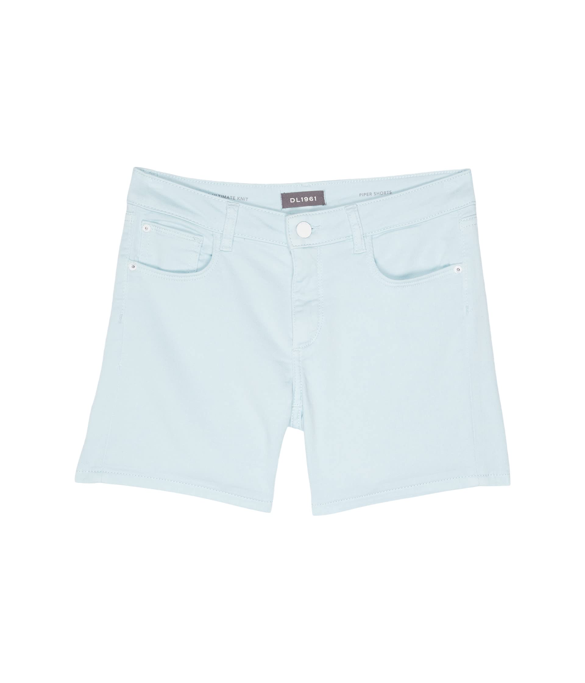 цена Шорты DL1961 Kids, Piper Knit Cuffed Shorts in Clearwater