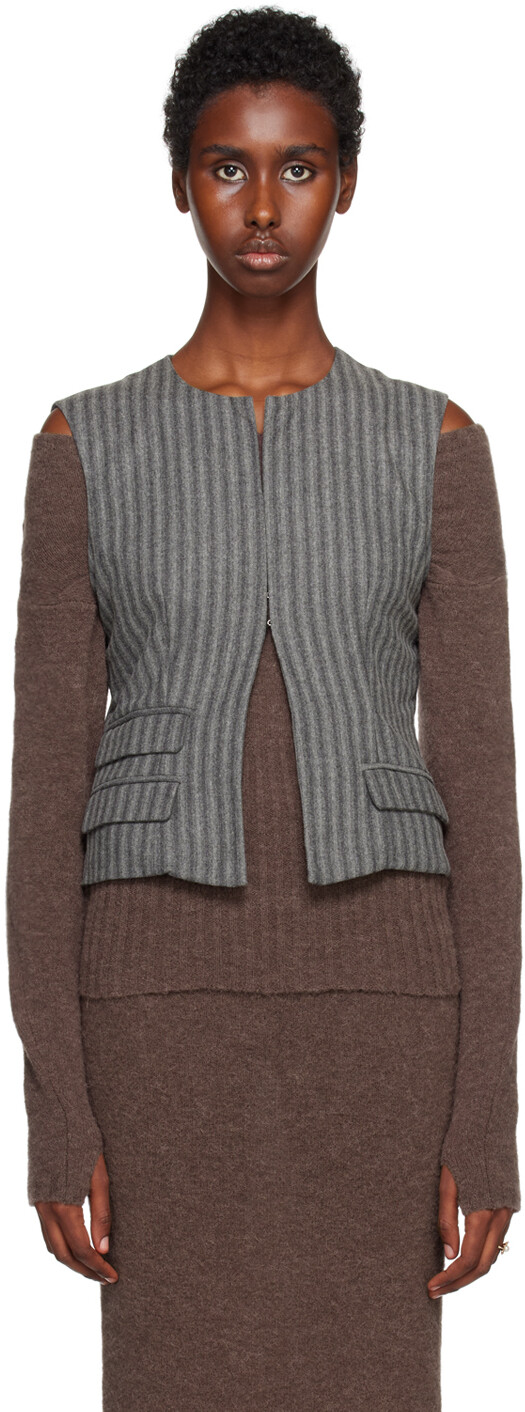 

Серый жемчужный жилет Paloma Wool