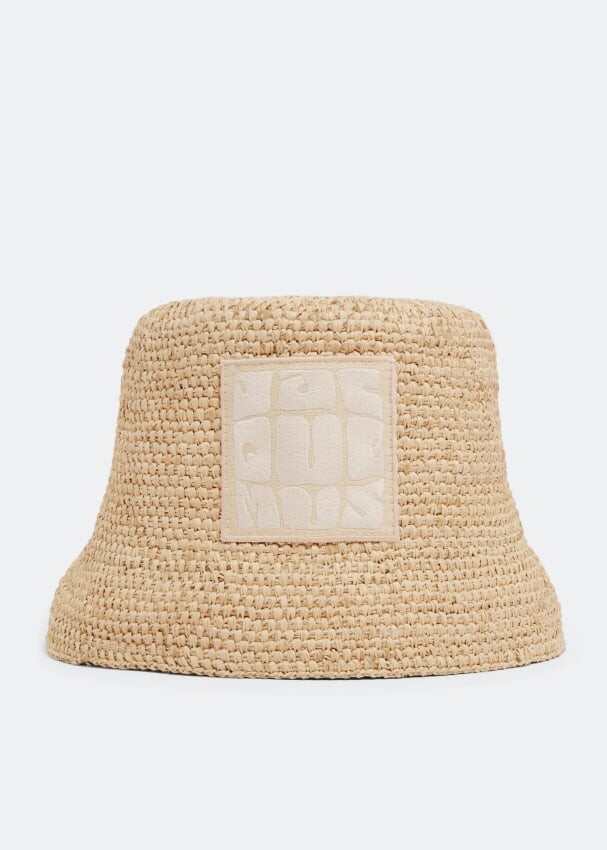 

Шляпа JACQUEMUS Le Bob Ficiu hat, бежевый