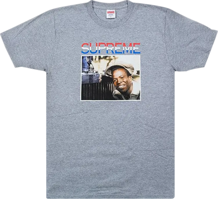 

Футболка Supreme x Barrington Levy & Jah Life Englishman T-Shirt 'Grey', серый
