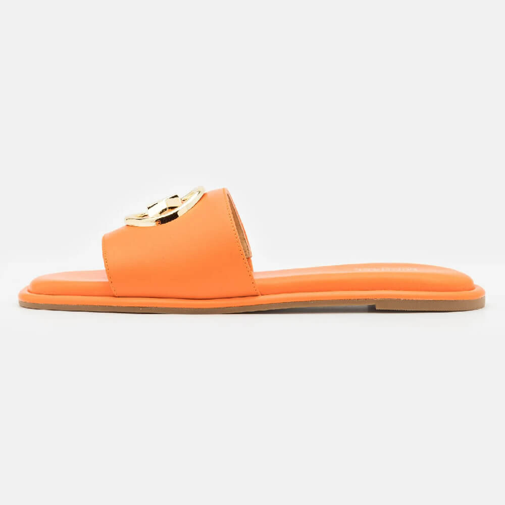 

Шлепки Michael Kors Hayworth Slide, оранжевый