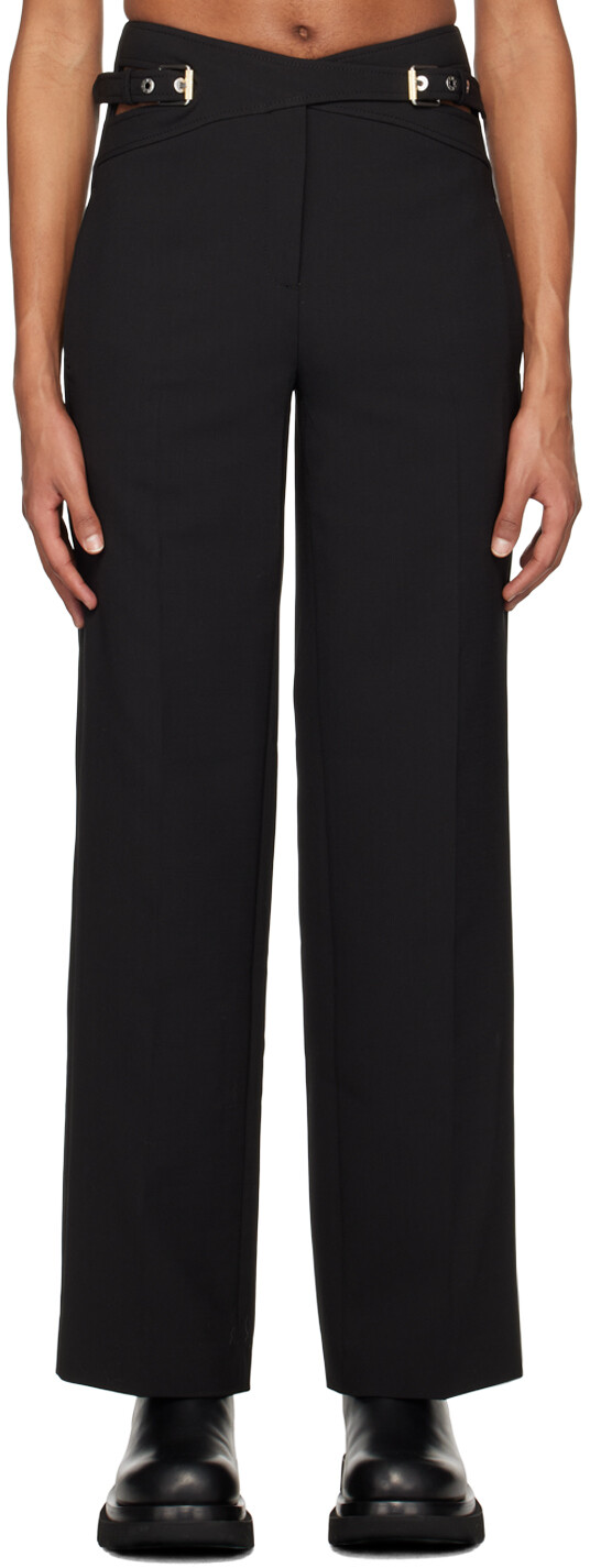 

Черные брюки интерлок Dion Lee, Черный
