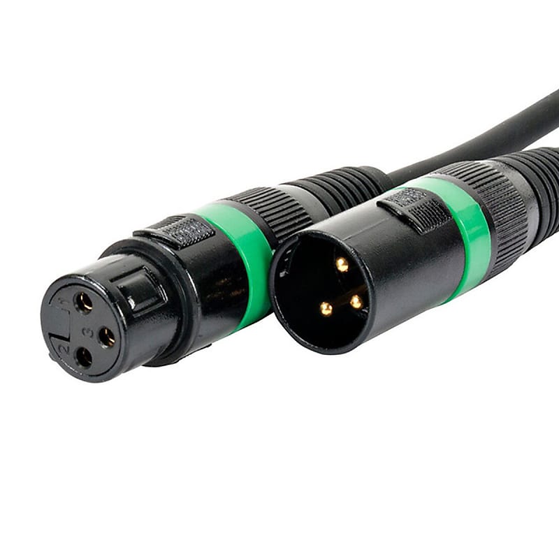 ADJ Accu-Cable 3-контактный кабель DMX «папа-мама» — 15 футов. American DJ AC3PDMX15