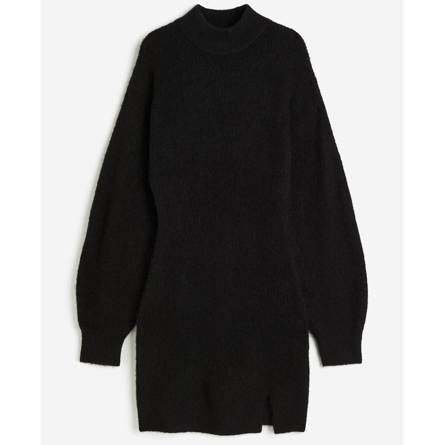 

Платье H&M Knit Mock Turtleneck, черный