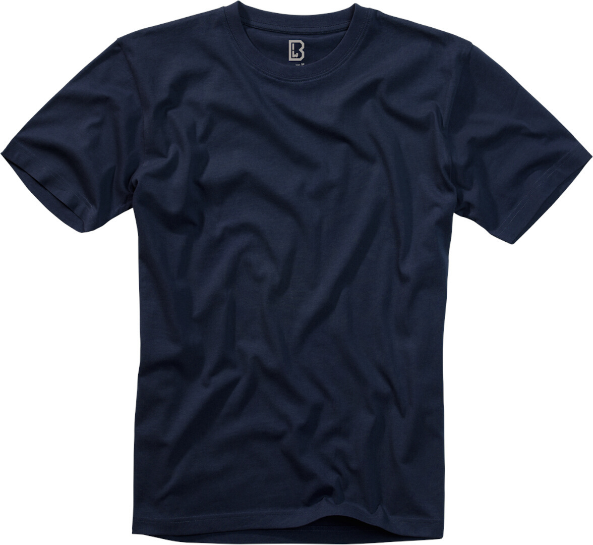 Футболка Brandit, темно-синий мужская футболка бумбокс и пальмы s темно синий