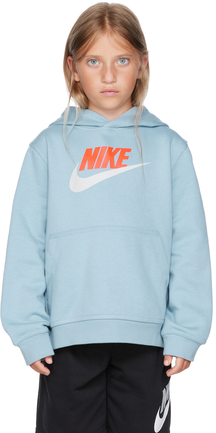 

Детская синяя спортивная одежда Club Hoodie Nike