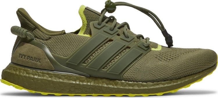 Кроссовки Adidas Ivy Park x Peloton x UltraBoost OG 'Focus Olive', зеленый - фото