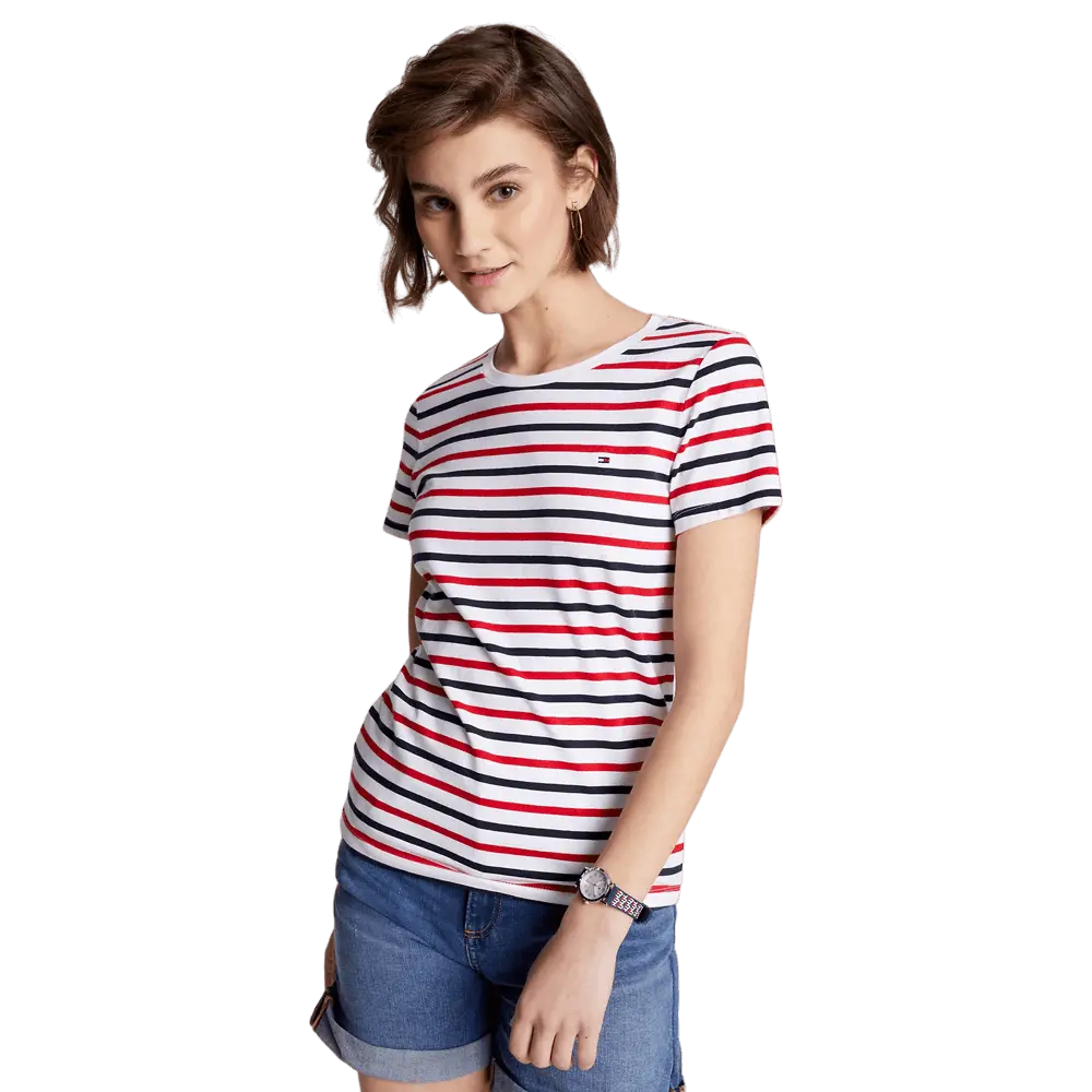 

Футболка Tommy Hilfiger Stripe Crewneck, мультиколор